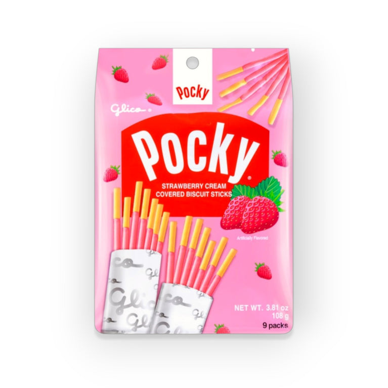 Glico Pocky Strawberry Cream 3.81 oz (108g)