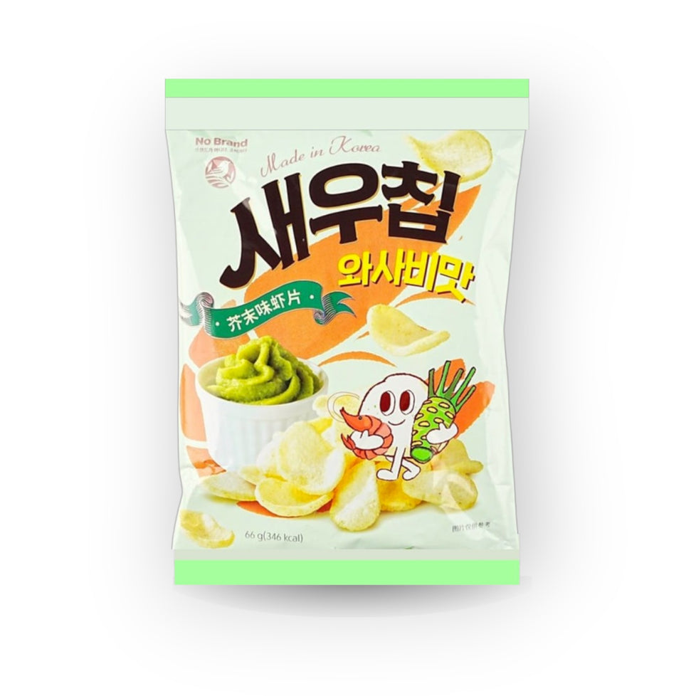 No Brand Shrimp Chips Wasabi Flavor 66g