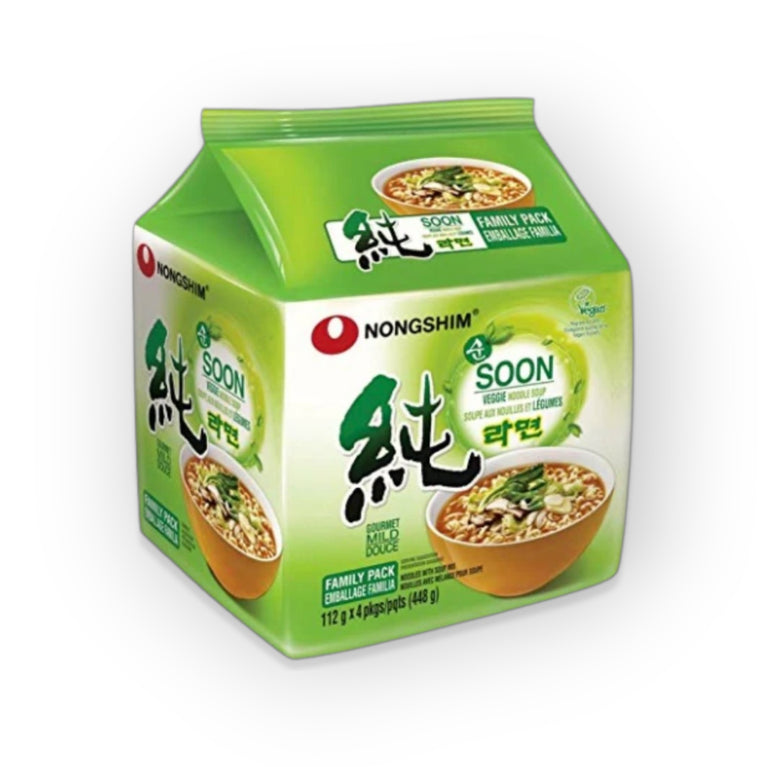 Nongshim Soon Veggie Ramyun 112 g x 4pkgs (448g)