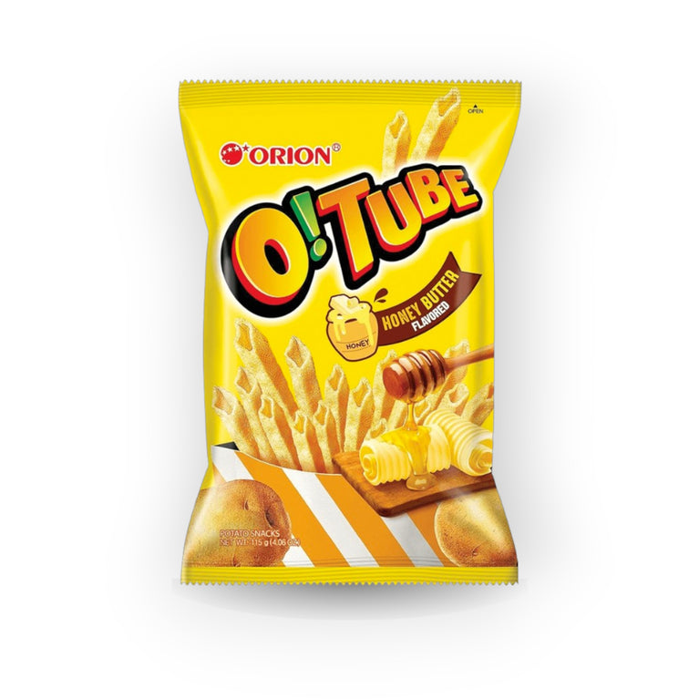 Orion O!Tube Chips Honey Butter Flavor 4.06 oz (115g)