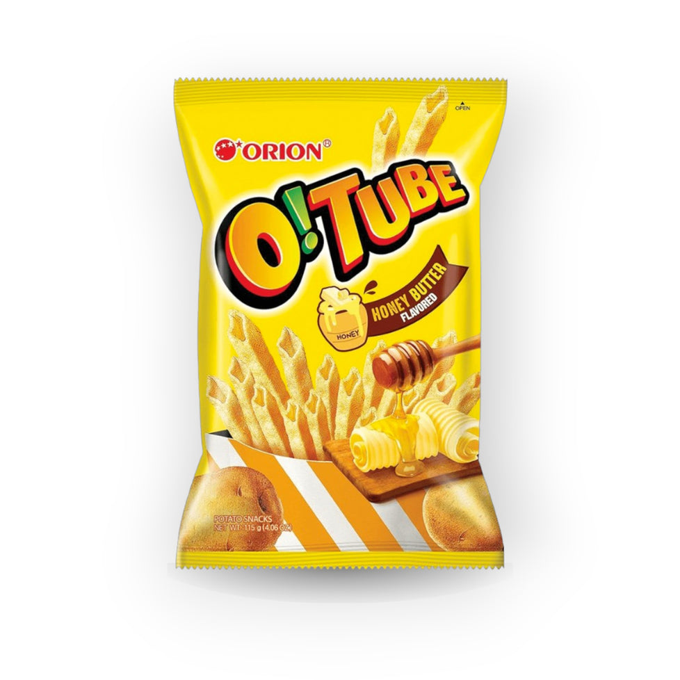 Orion O!Tube Chips Honey Butter Flavor 4.06oz (115g)