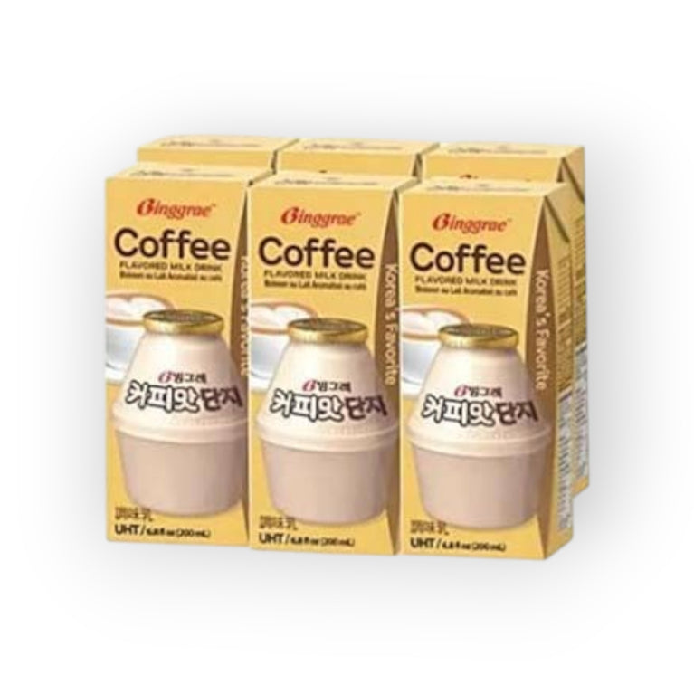 Binggrae Milk Drink 6.8oz(200ml) 6Packs