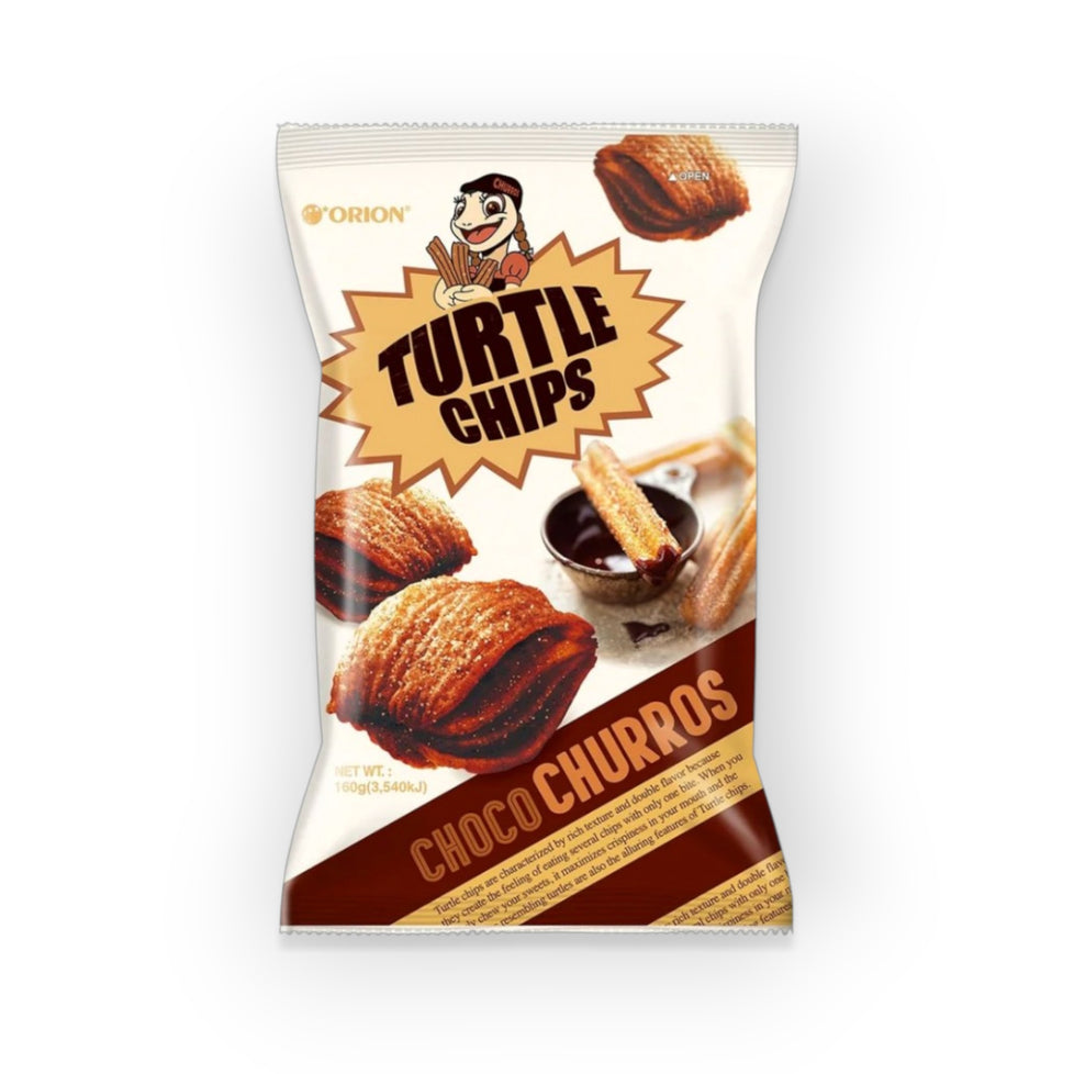 Orion Turtle Chips Choco Churros Flavour 160g