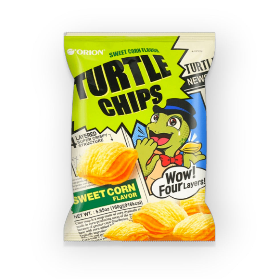 Orion Turtle Chips Sweet Corn Flavour 160g