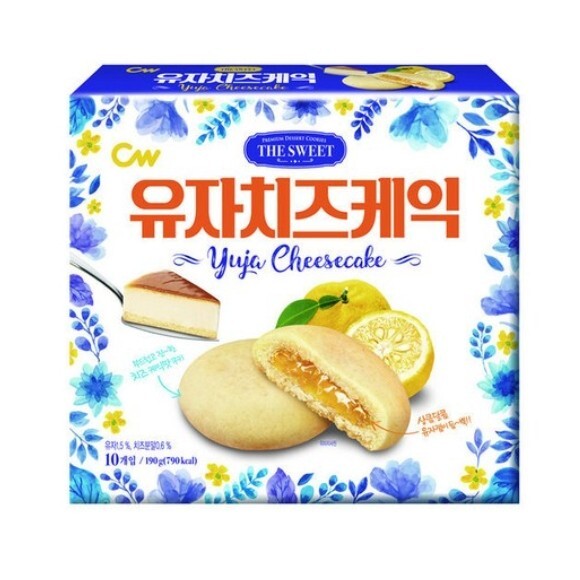 Chungwoo Yuja Cheesecake Cookie 10 PACKS