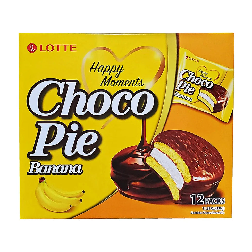 Lotte Choco Pie Black Sugar 12packs