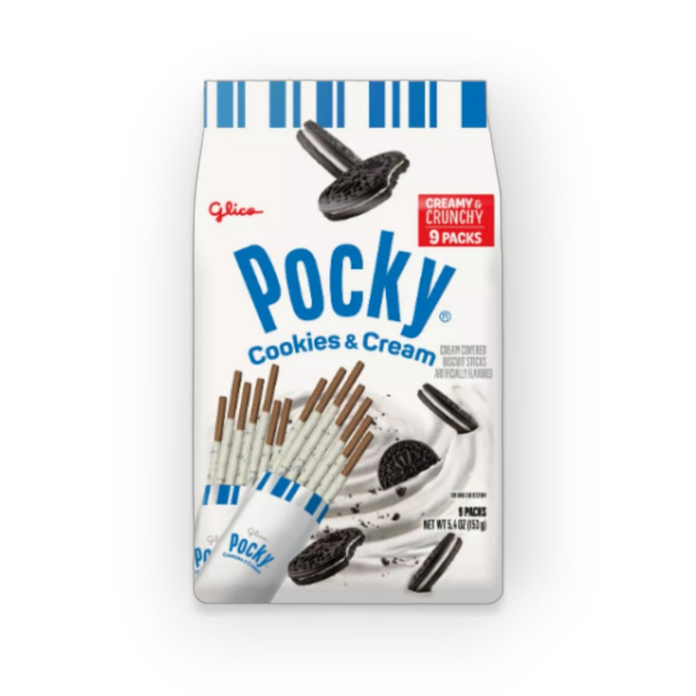 Glico Pocky Cookies & Cream 9P 5.4 oz (153g)