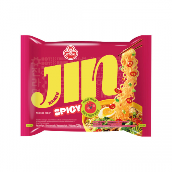 Ottogi Jin Ramen Spicy 4PKGS