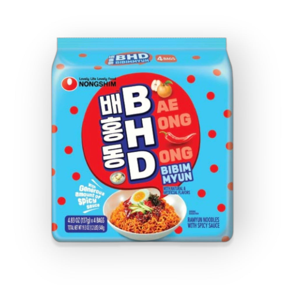 Nongshim Bae Hong Dong Bibimmyun 4.38 oz x 4 BAGS