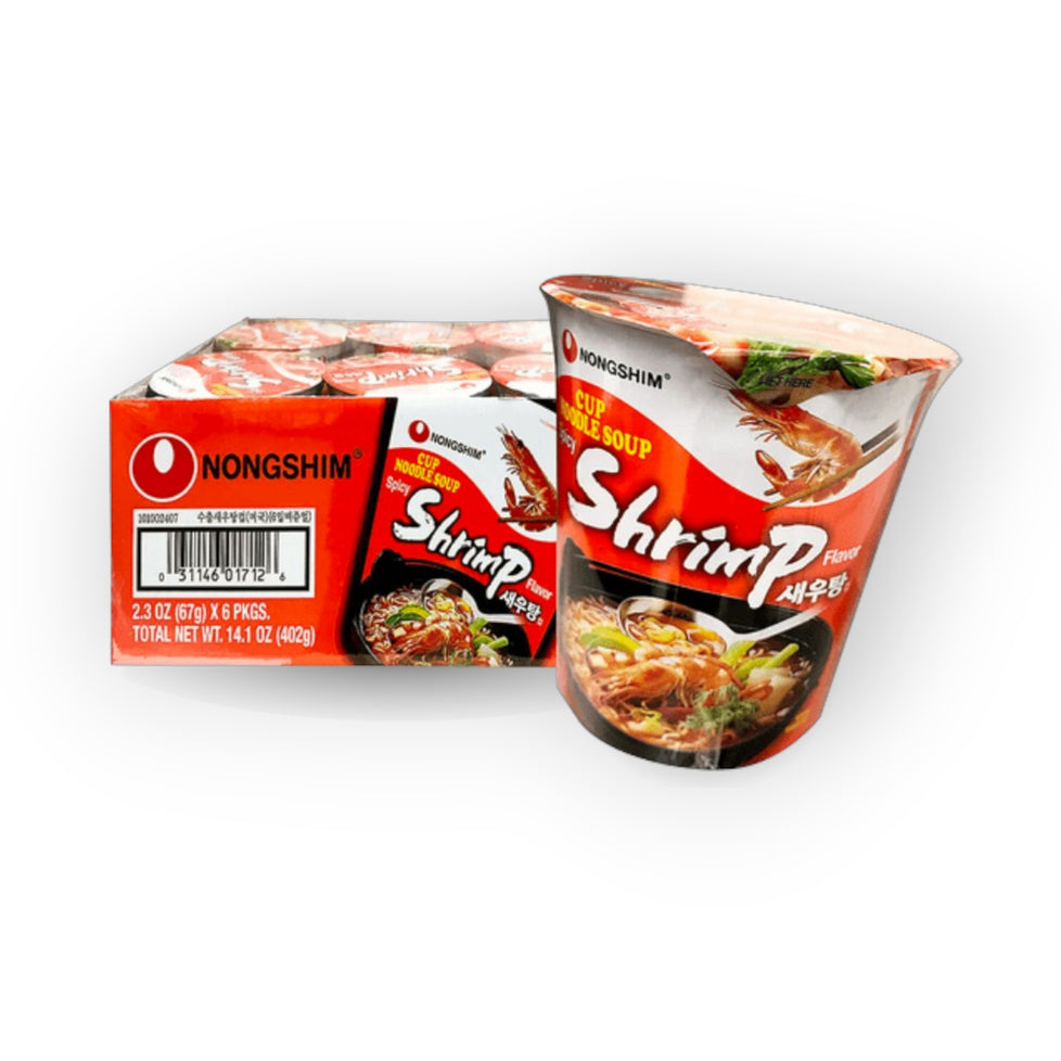Nongshim Shrimp Tang Ramen Cup - 67 g X 6Cups