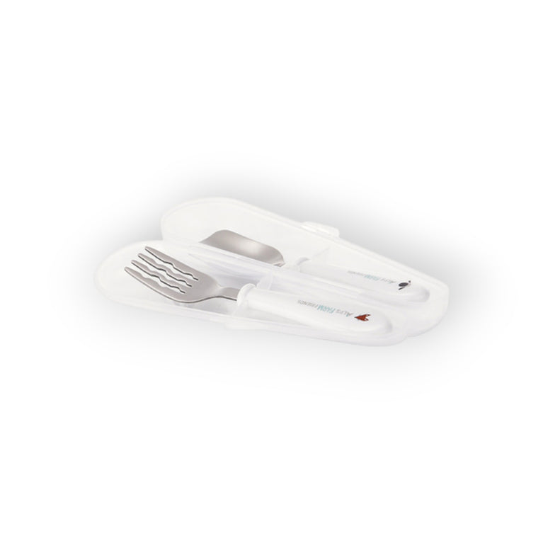 STENLOCK Alps Farm Friends Smart Spoon & Fork Case Set