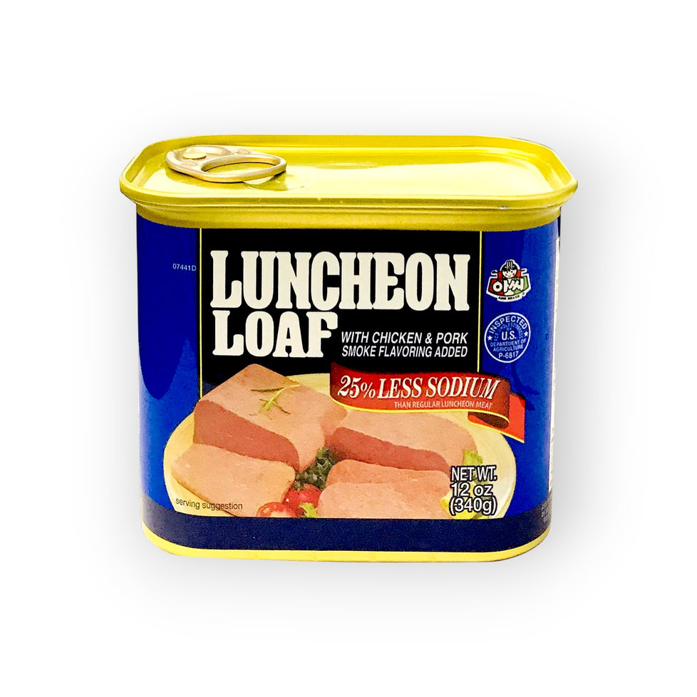 Luncheon Pork Loaf, Less Sodium 12oz