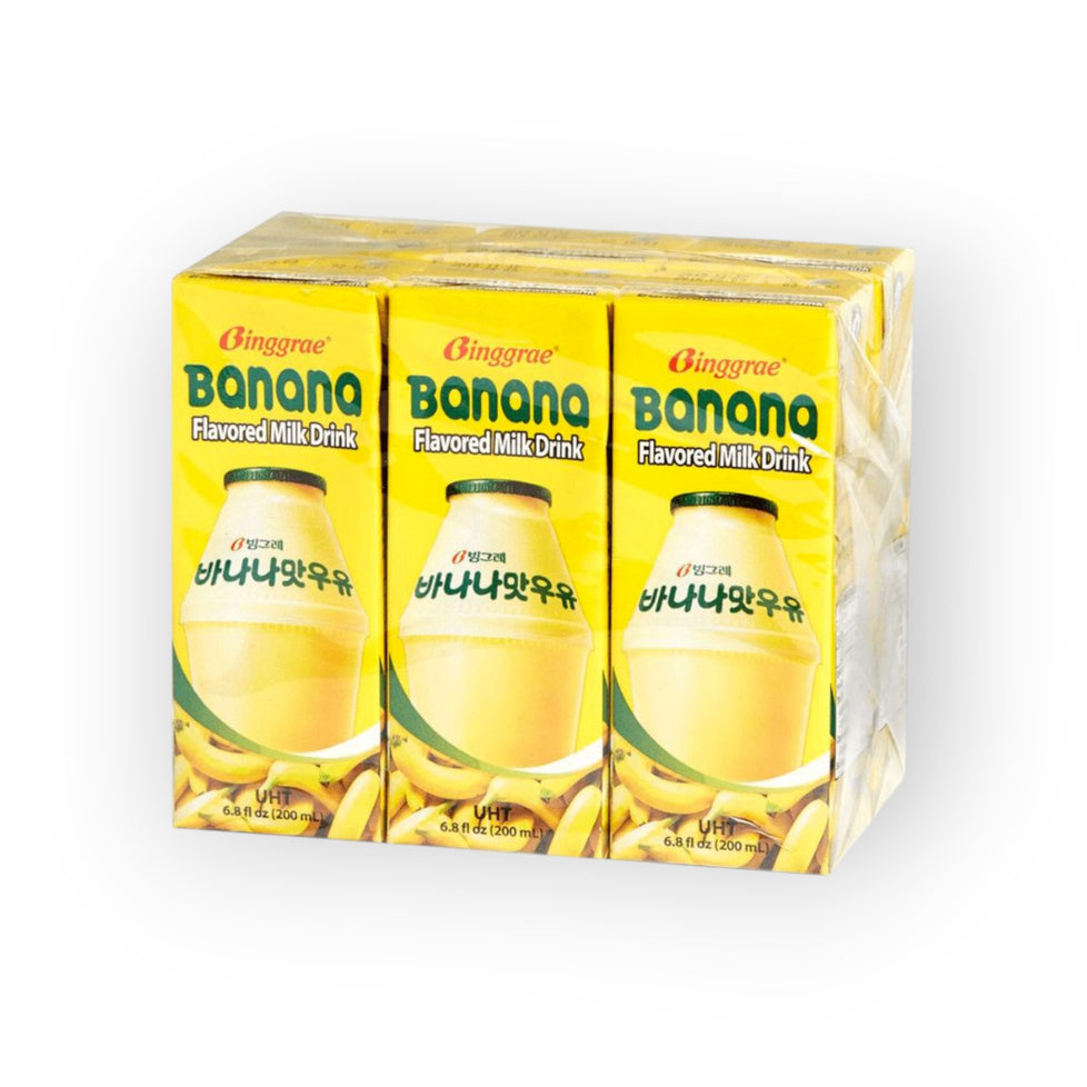 Binggrae Milk Drink 6.8oz(200ml) 6Packs