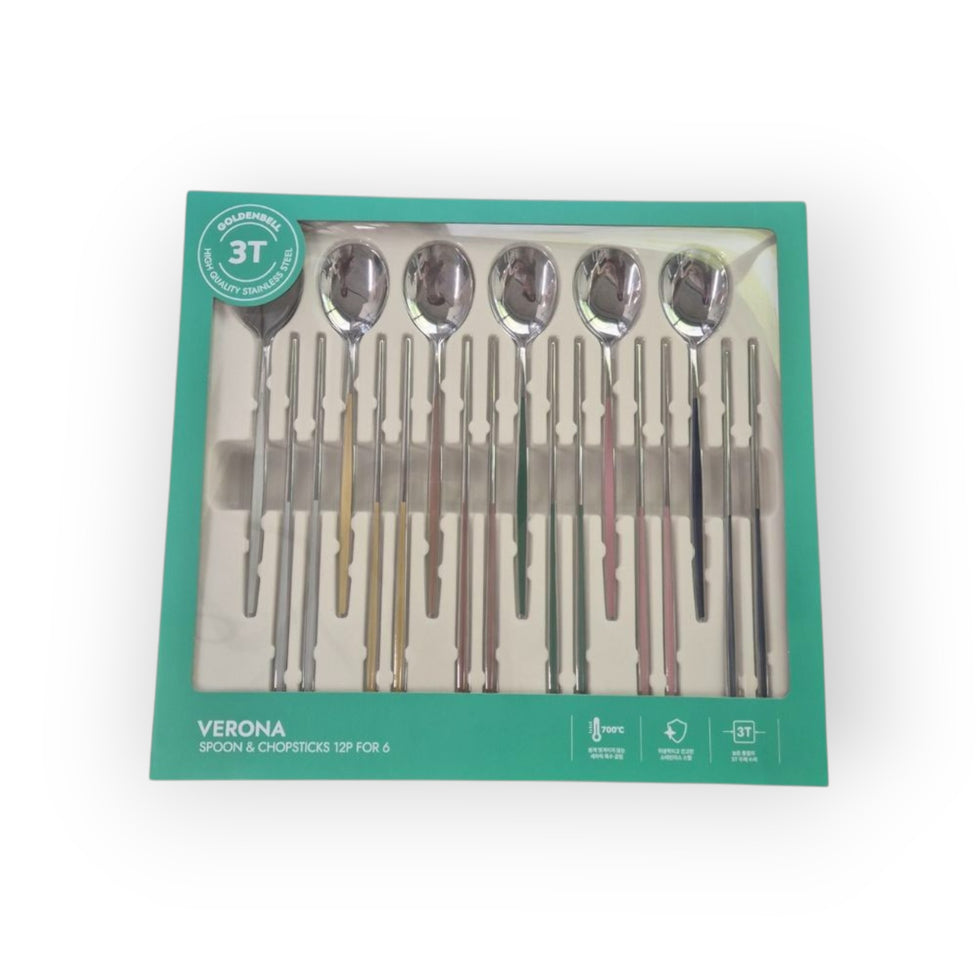 Goldebell Ceramic Spoon & Chopsticks